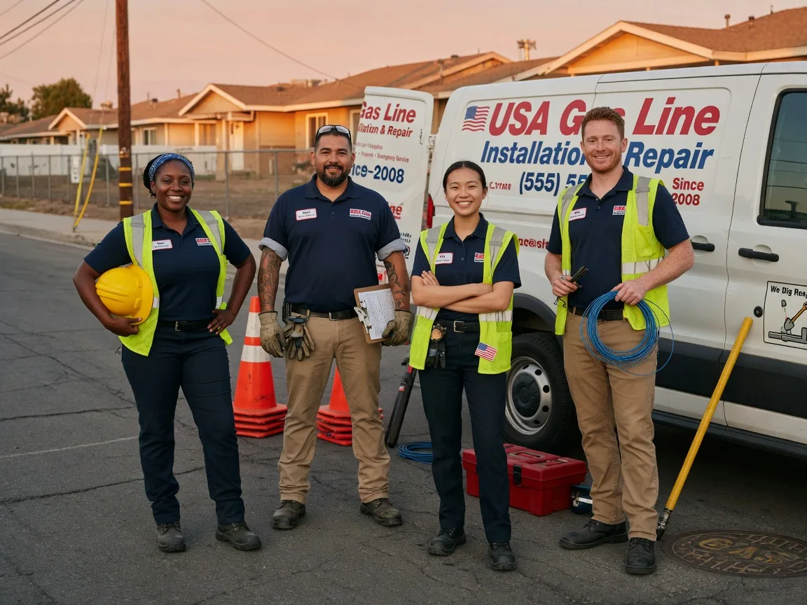 Gas Line Installation company in Magnet, NE